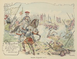 Kong Ludvig XII af Frankrig i slaget ved Agnadello, Italien, 1509